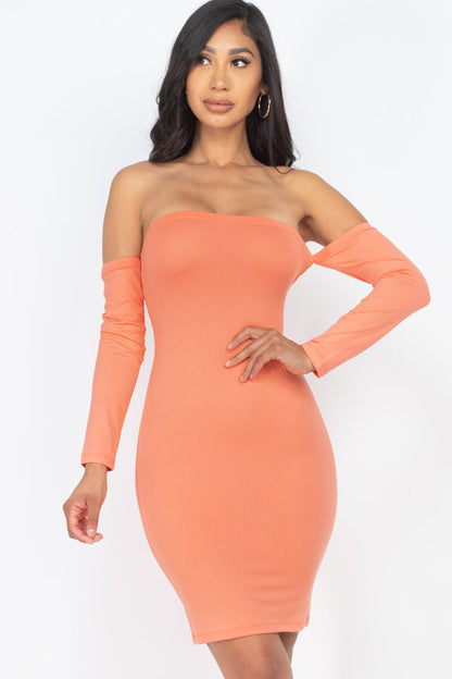 Open Back Bodycon Dress with Crisscross Detail