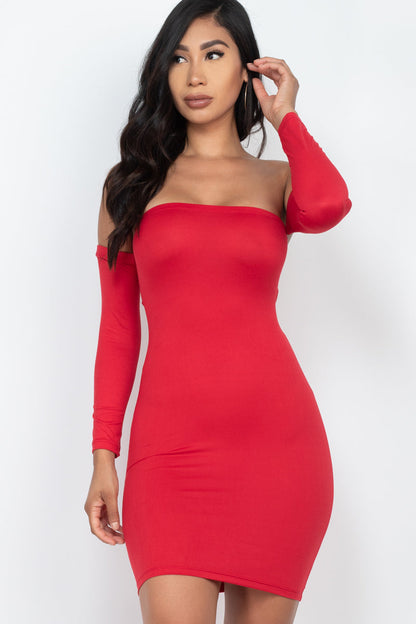 Open Back Bodycon Dress with Crisscross Detail