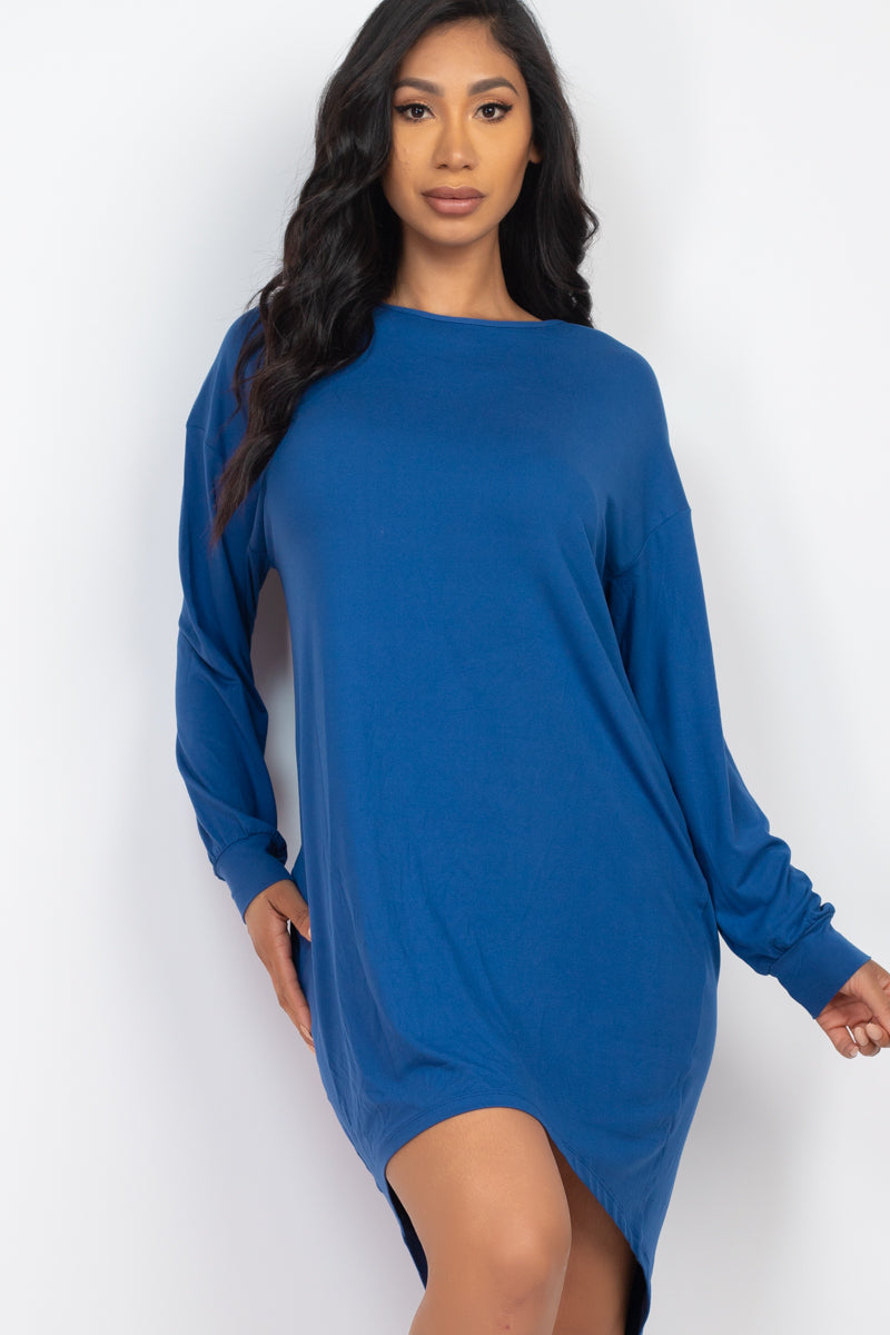 "Comfortable High-Low Dress