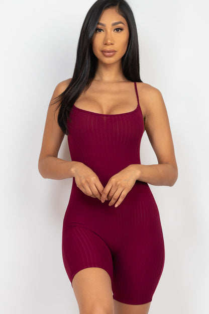 Fitted Ribbed Romper