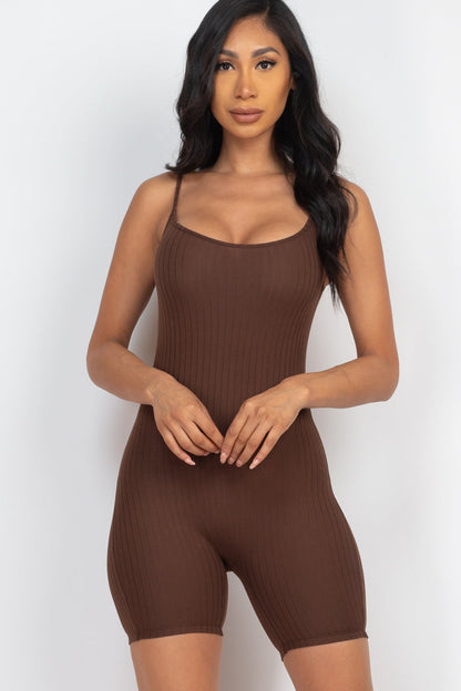 Fitted Ribbed Romper