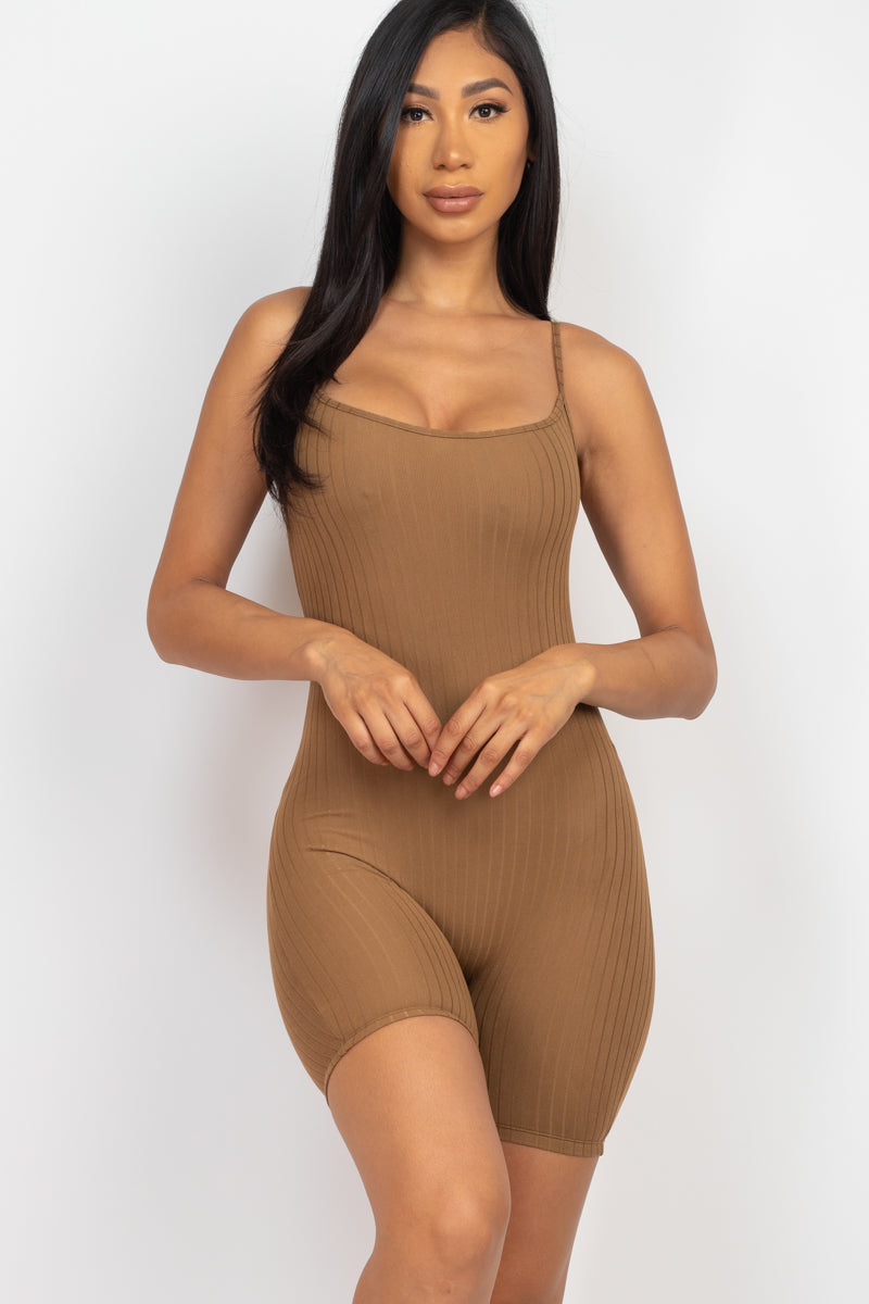 Fitted Ribbed Romper