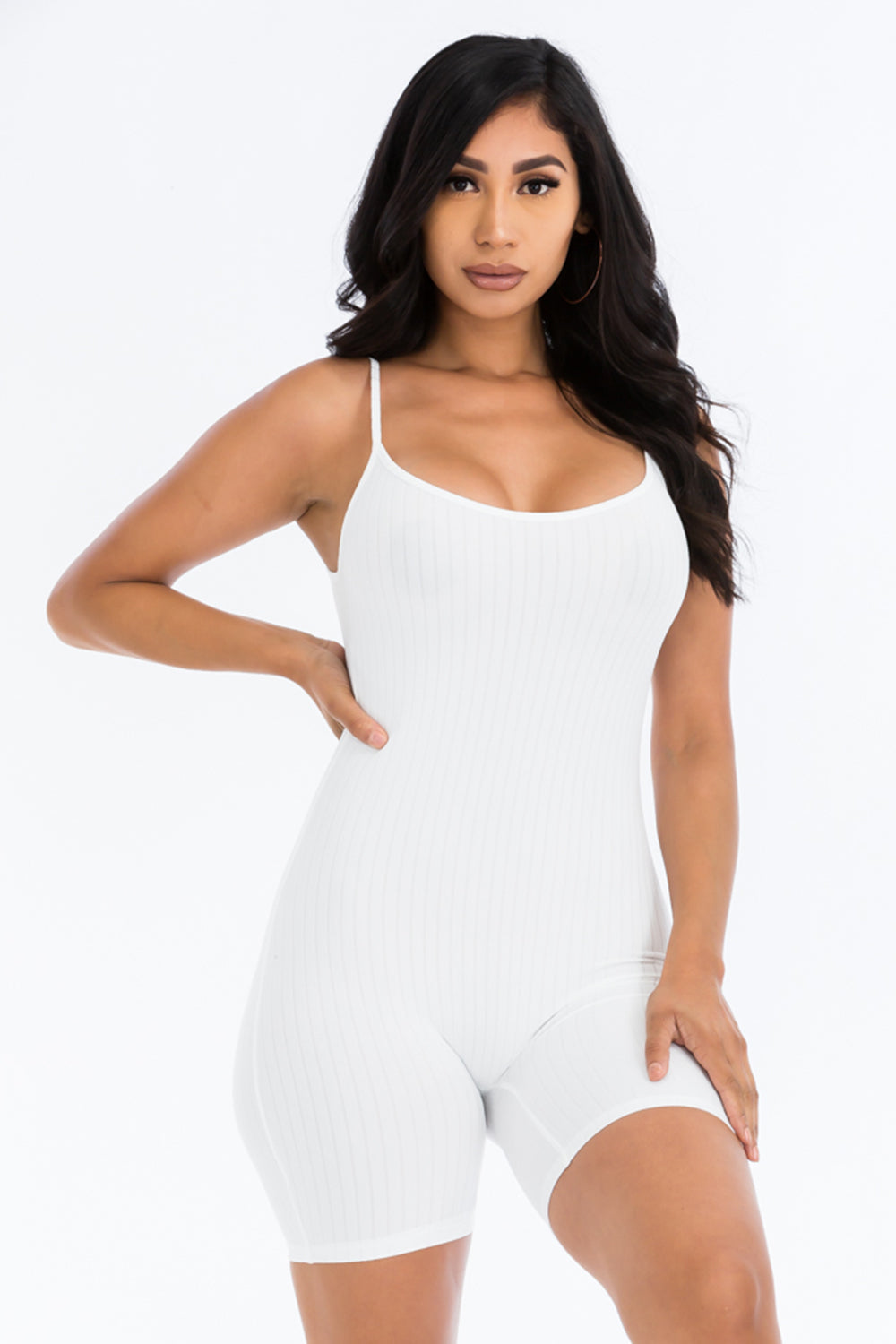 Fitted Ribbed Romper