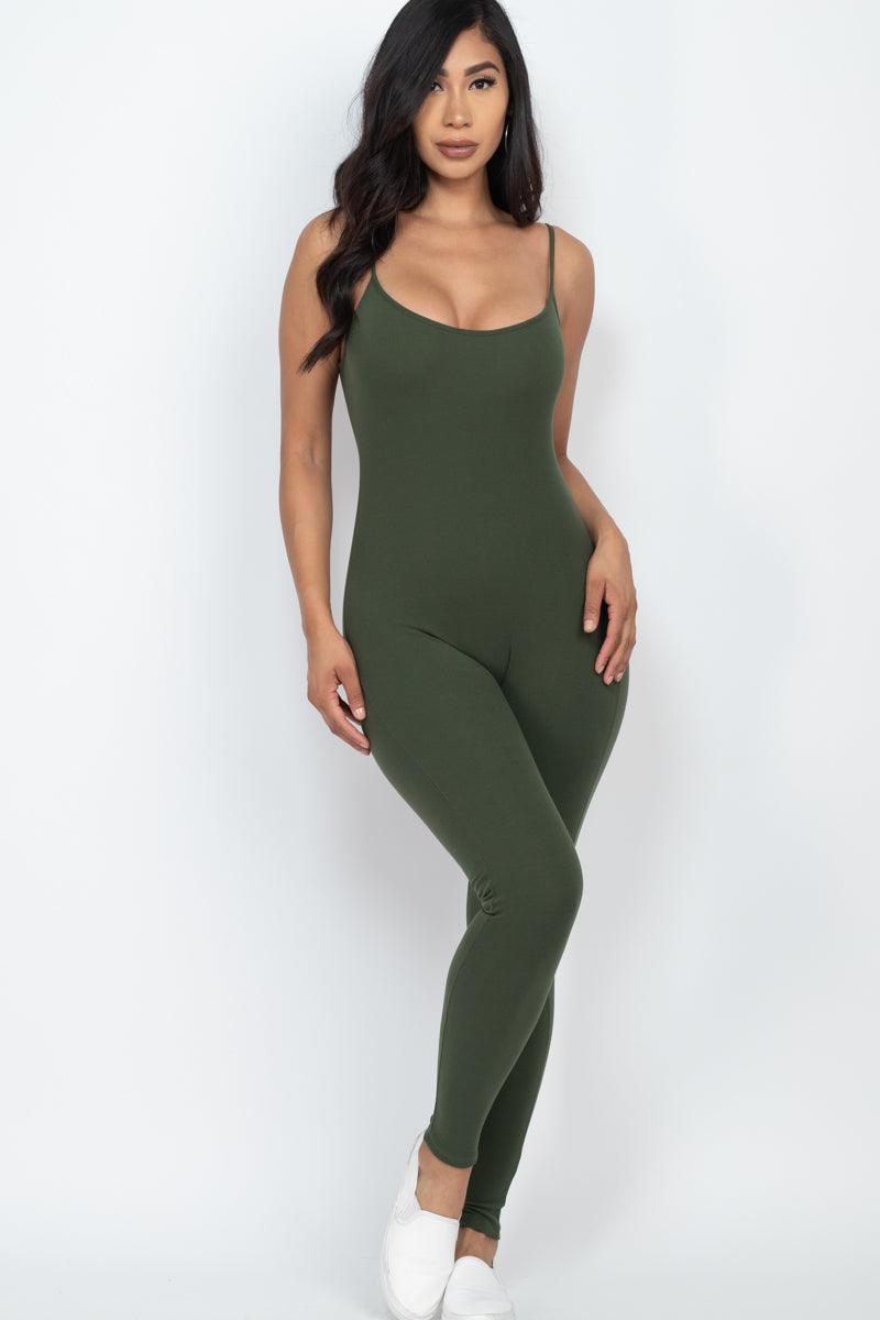 Cozy Backless Bodycon Jumpsuit