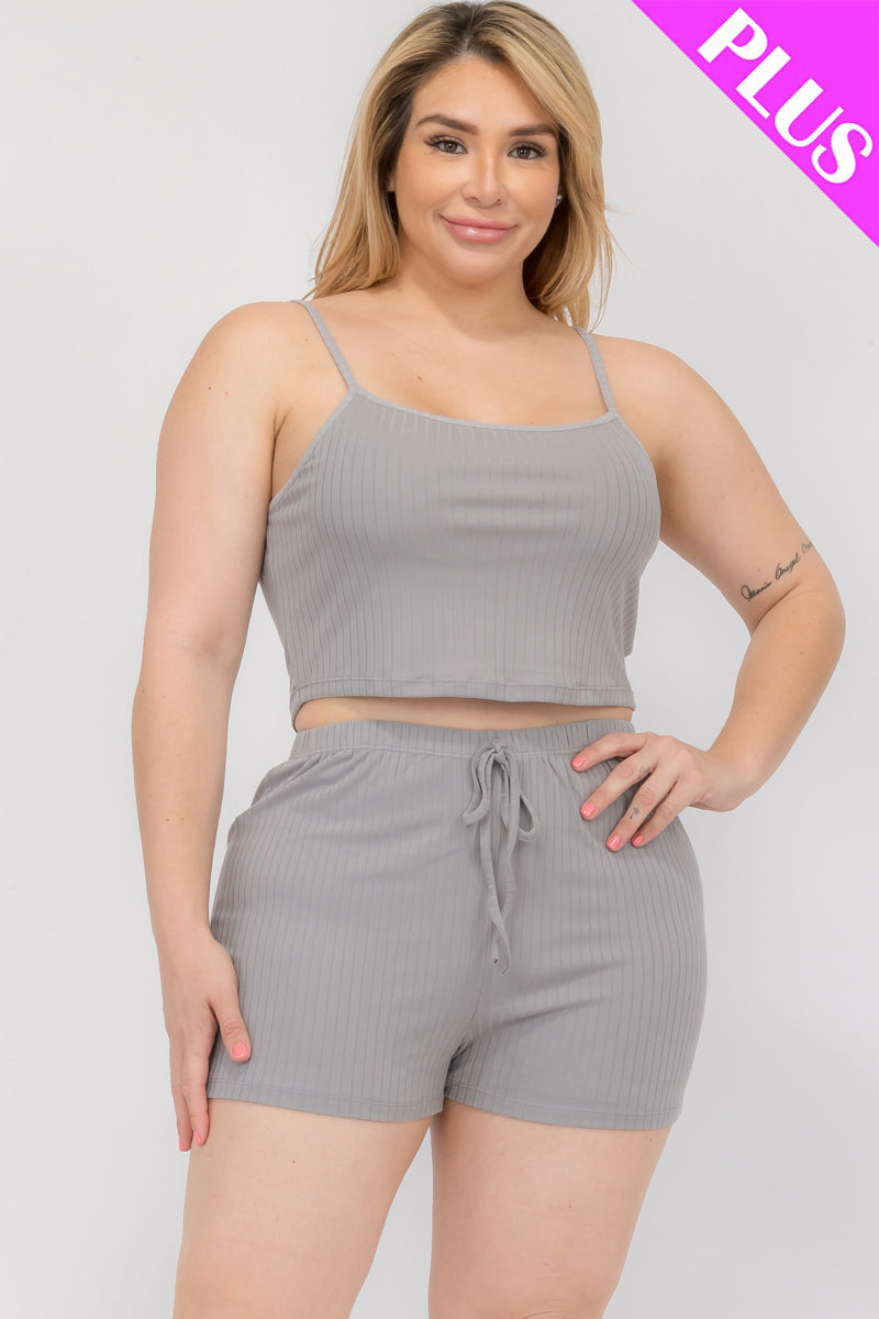 Plus Size One Shoulder Solid Color Jumpsuit