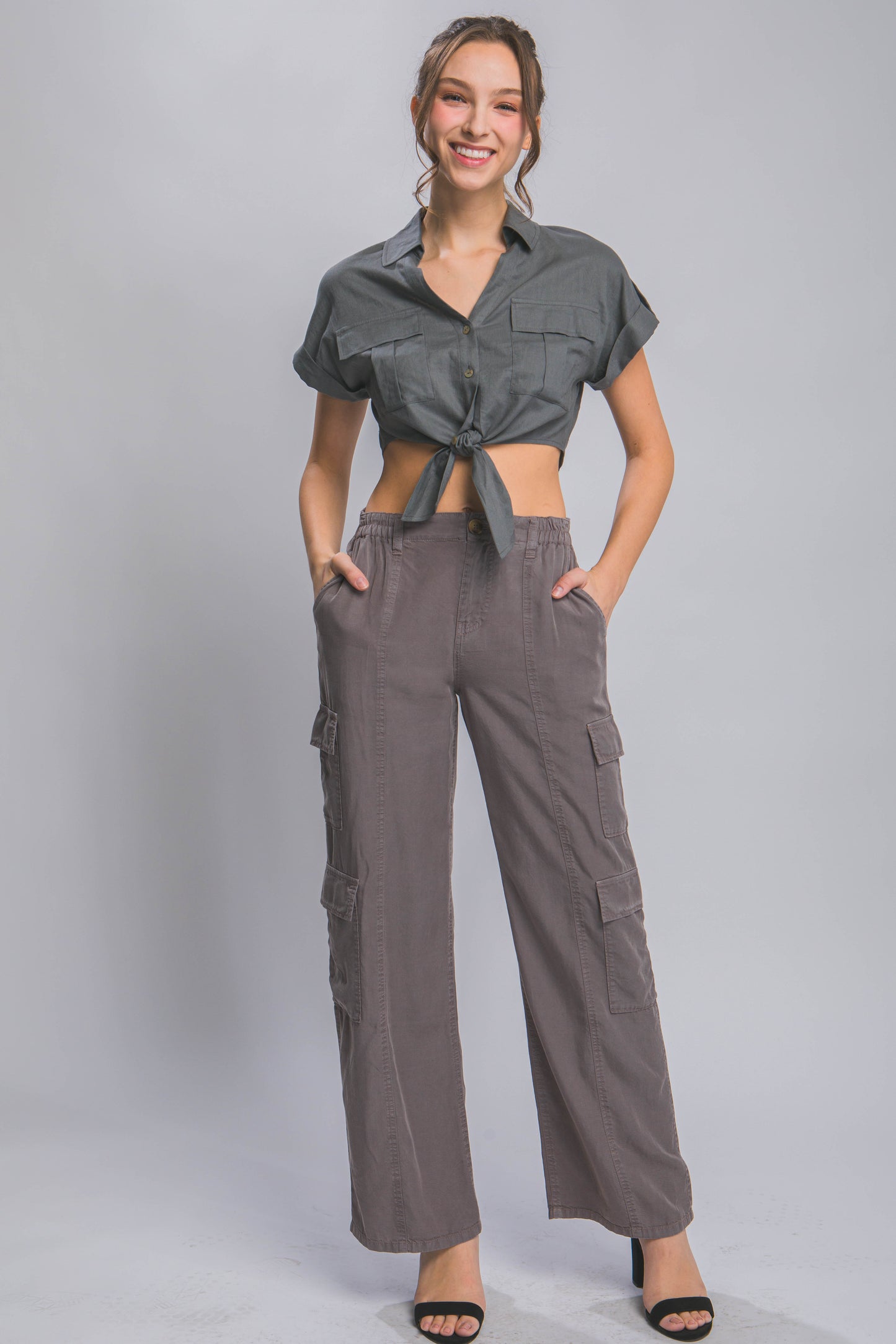 Full-length Pants With Cargo Pockets