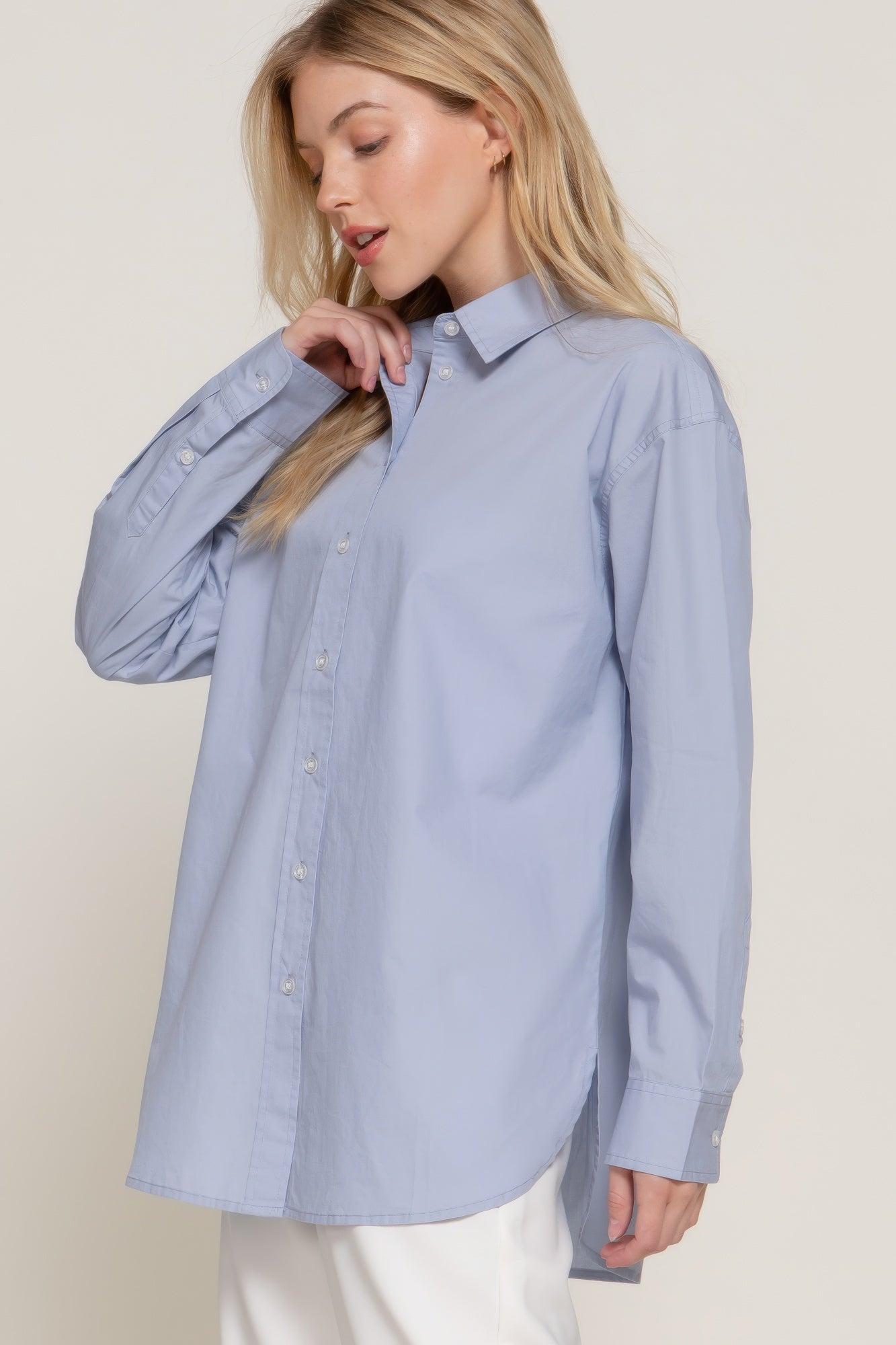 Long Sleeve Loose Fit Shirt