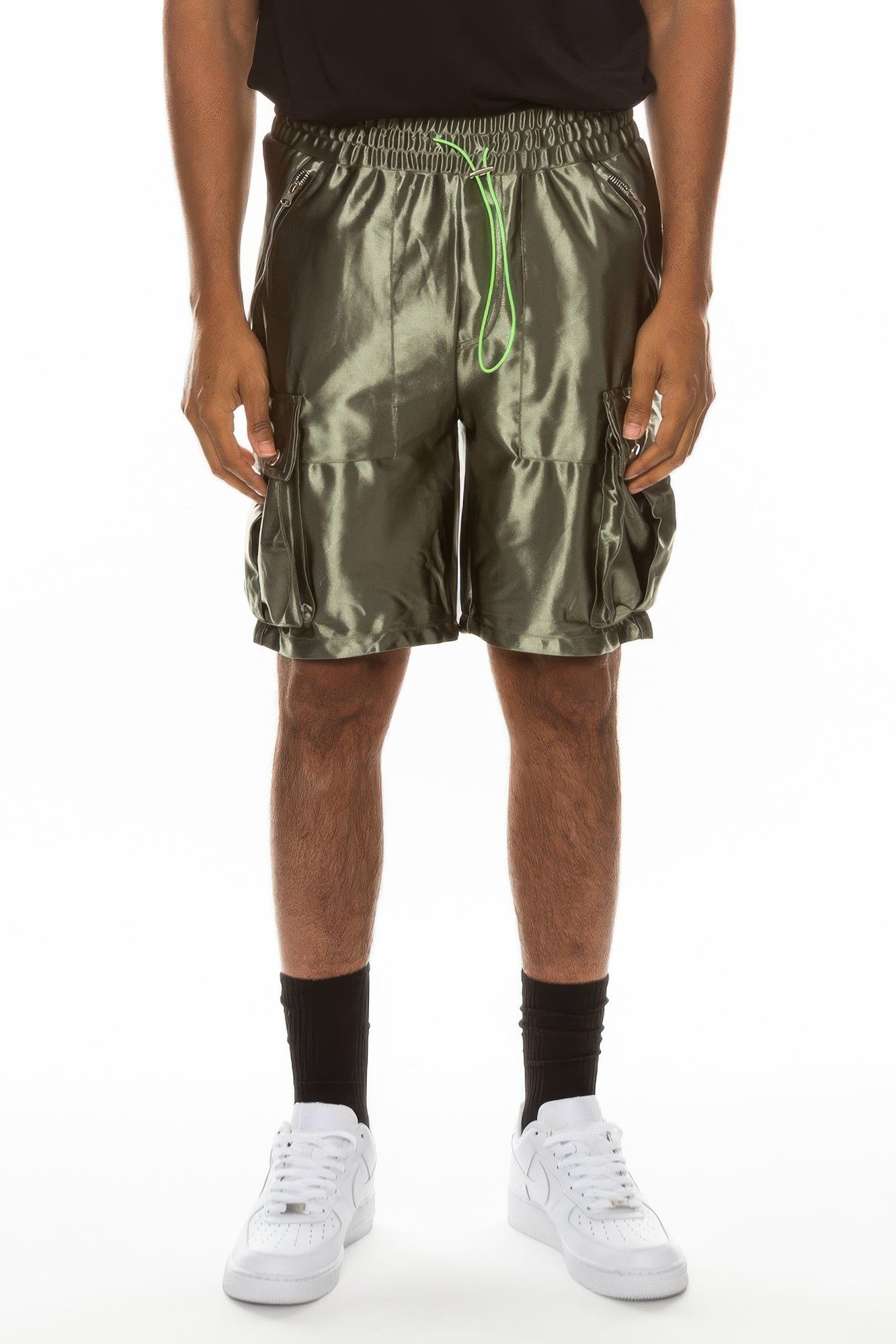 Satin Street Cargo Shorts