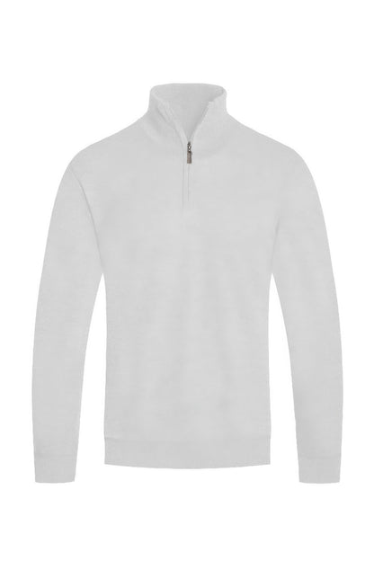 Mens Knit Quarter Zip Sweater