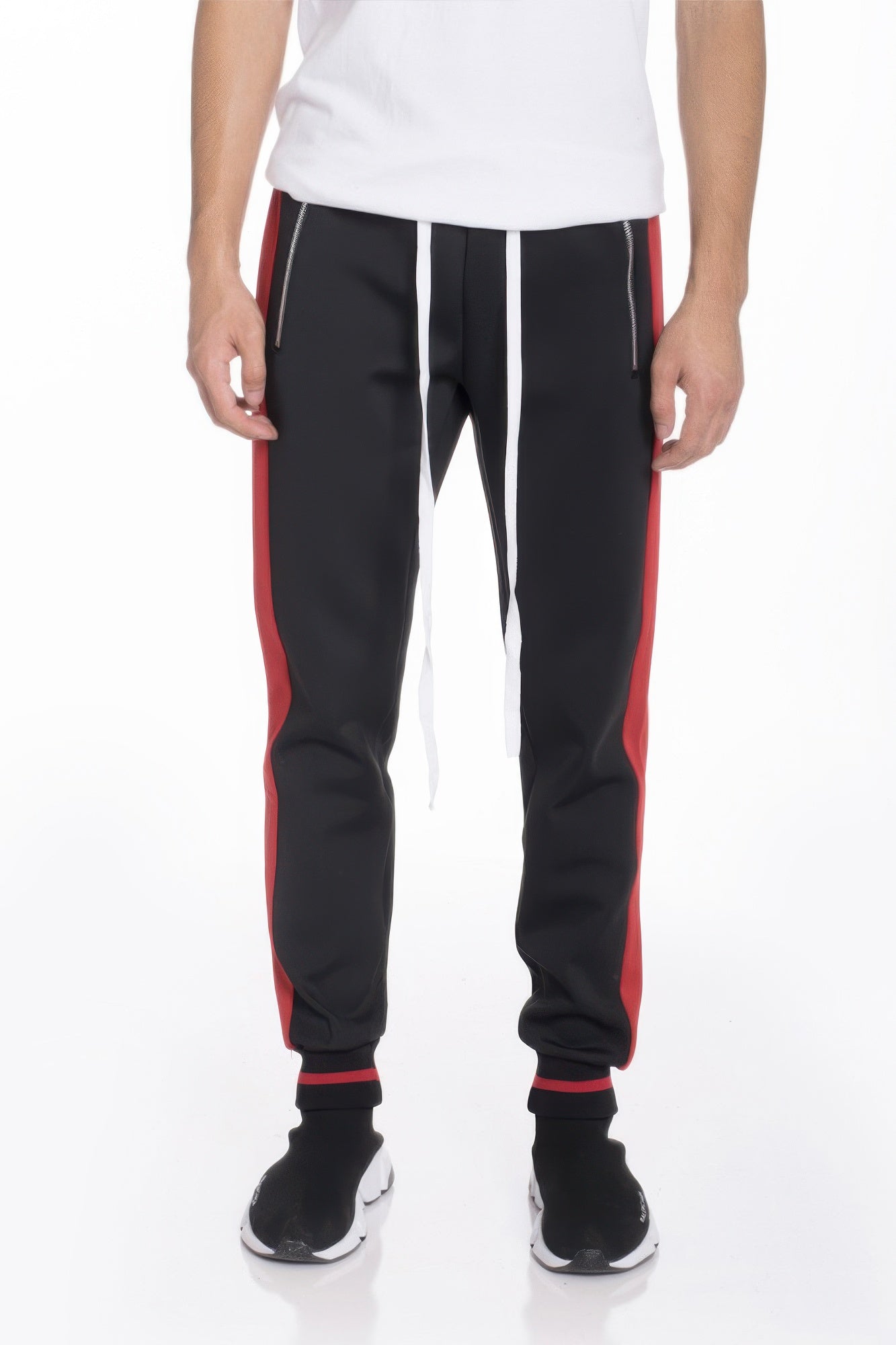 Mens Heavy Weight Single Stripe Jogger