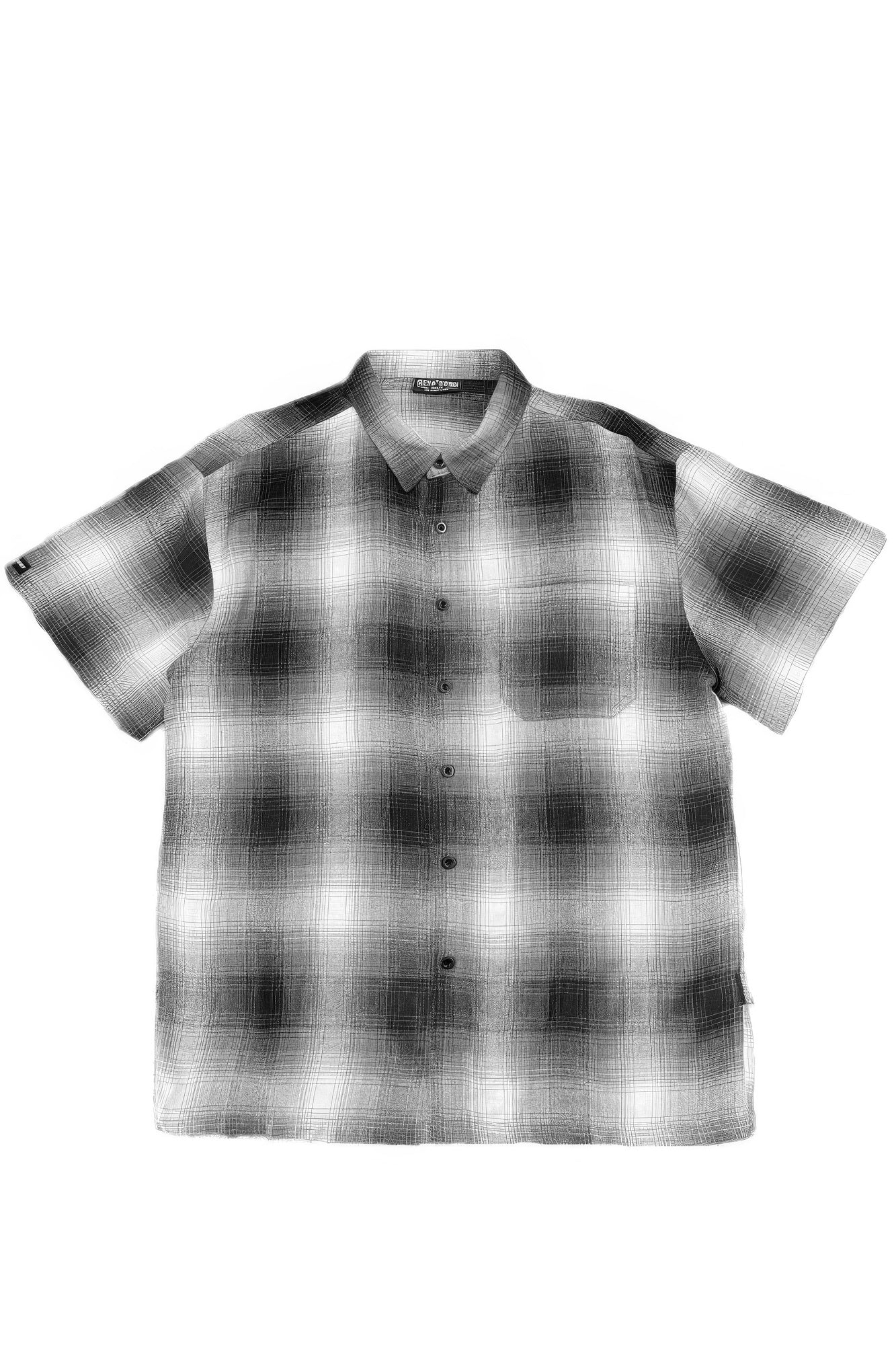 Mens Plaid Short Sleeve Flannel