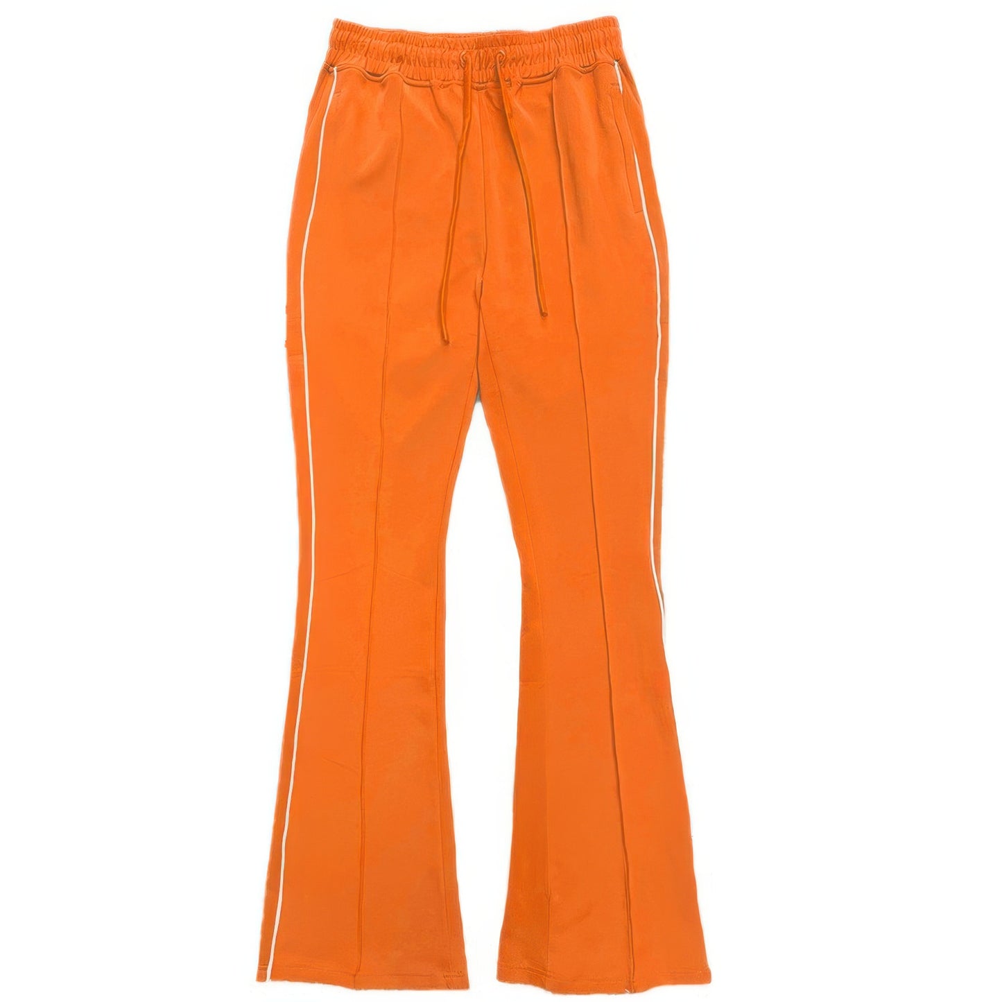 Mens Side Pipe Stacked Flare Pants