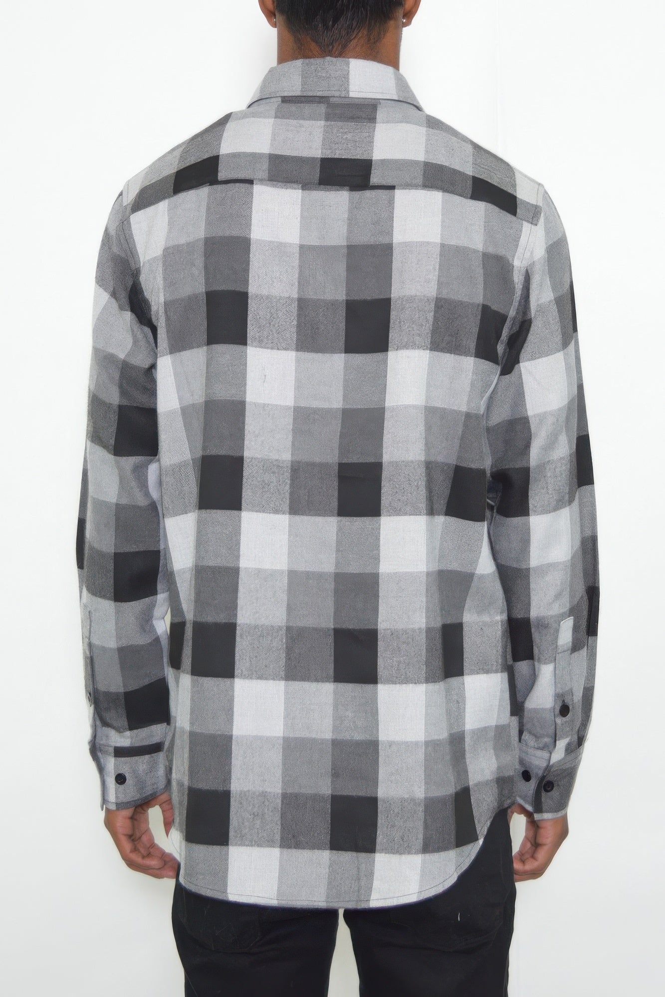 Long Sleeve Checkered Flannel