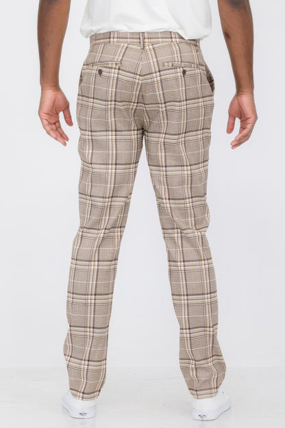 Plaid Trouser Pants