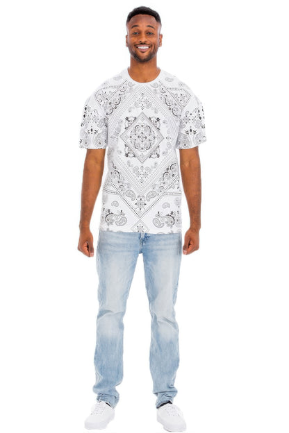 Bandana Print All Over T-shirt