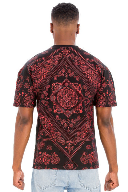 Bandana Print All Over T-shirt