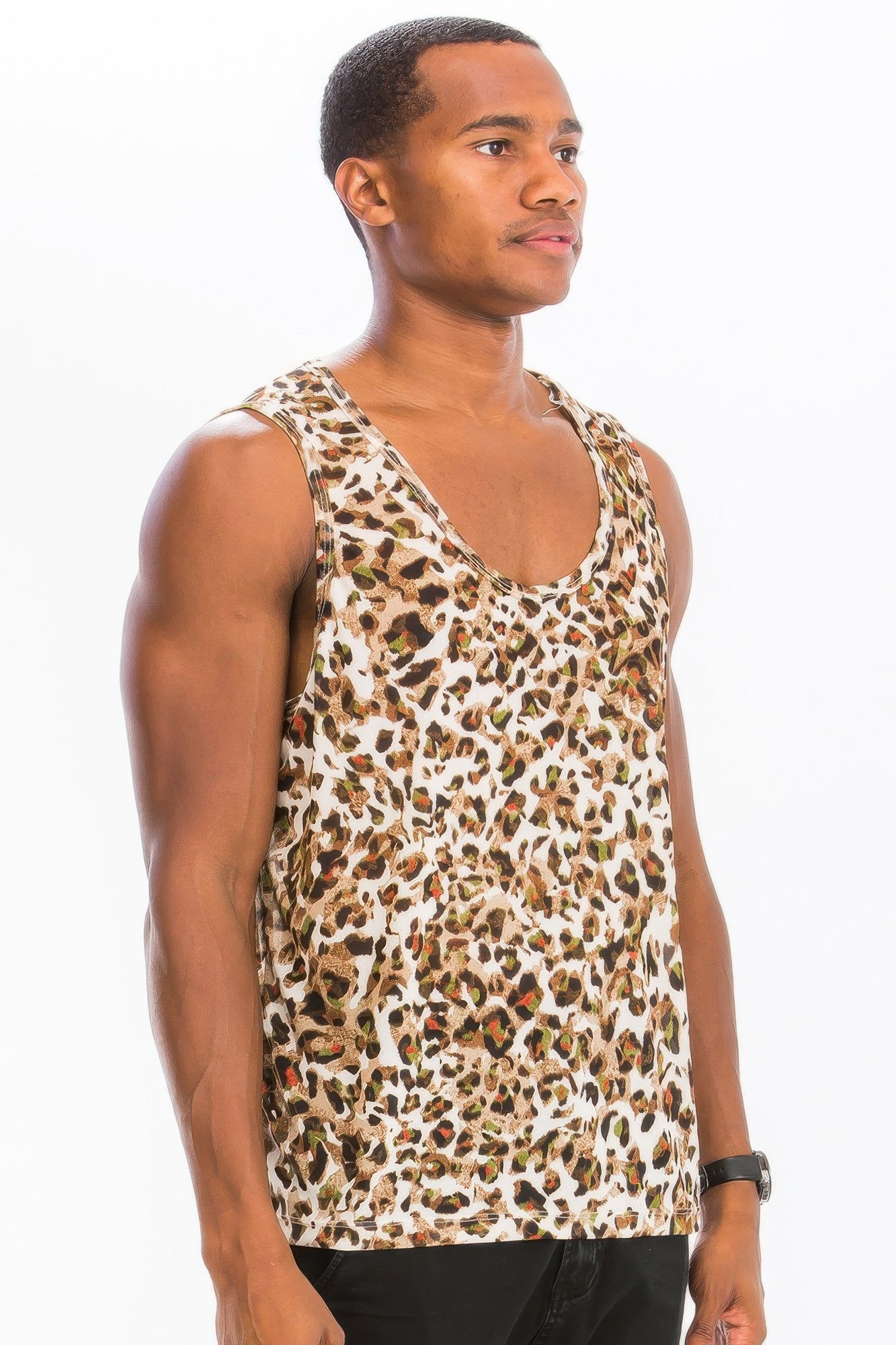 Colored Cheetah Tank Top