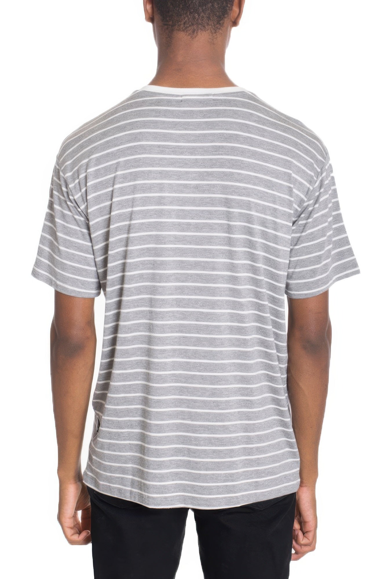 Mens Striped Short Sleeve Shirt