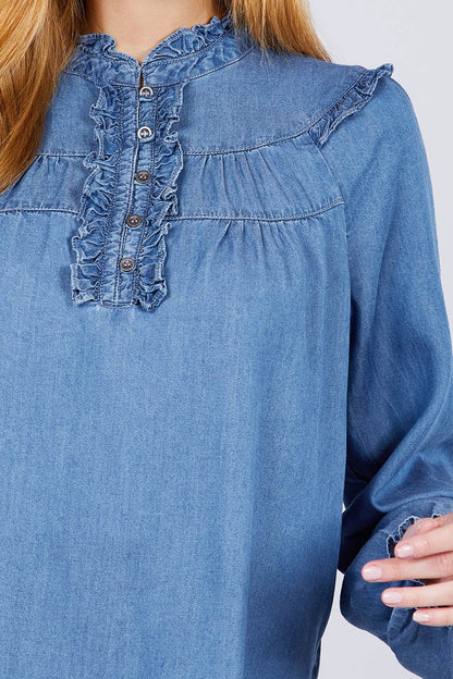 Frill Detail Top