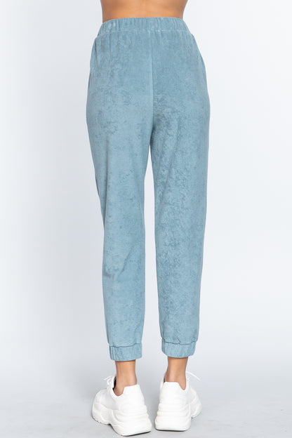 Terry Towelling Long Jogger Pants