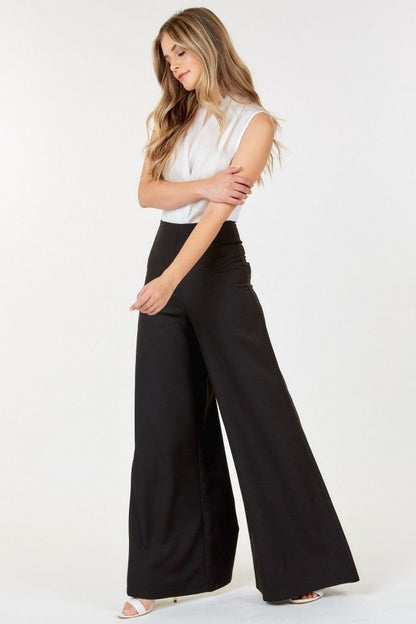 High Waist Wide Leg Flare Pants