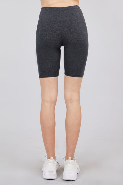 Cotton Jersey Short Leggings